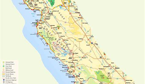 California Central Coast Map