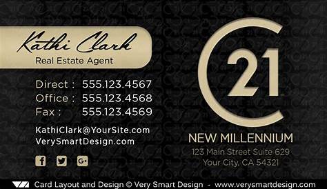 Century 21 Business Cards New C21 Logo Template 13B | Image | All Style