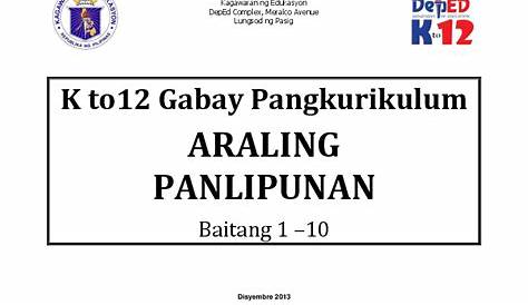 K to 12 - Araling Panlipunan CG