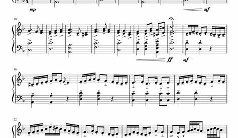 Chaconne In D Minor Piano Sheet Music