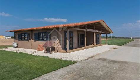 Chalet en bois RIVIERA (66 mm), 100 m² + 20 m² terrasse