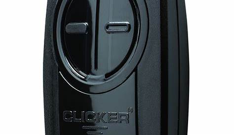 Chamberlain KLIK3U-BK2 Black Universal Garage Door Remote Two Button