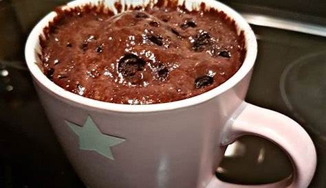 Schoko Tassenkuchen mit Nutella Kern - ohne Ei & in nur 3 Minuten in