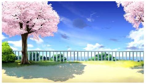Download Free Anime Cherry Blossom Background | PixelsTalk.Net