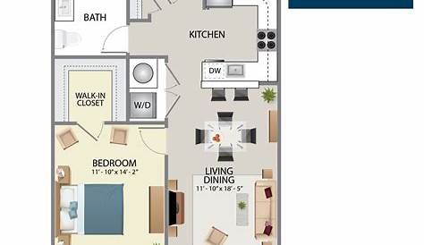 Floor Plan for 2 Bedroom Apartment for Sale in 13 Cherry Lane, West