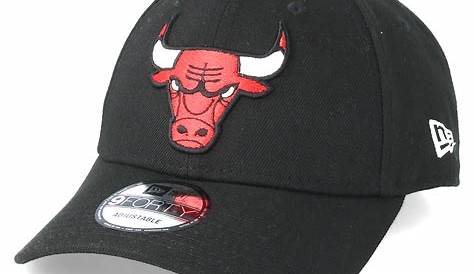 Chicago Bulls Team Logo Low Pro Black Adjustable - Mitchell & Ness caps