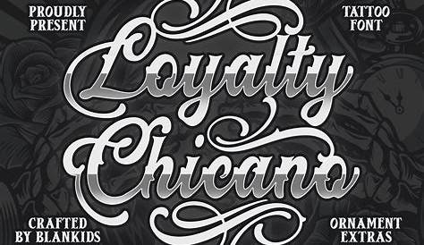 Chicano Font | Tattoo Style | Stunning Script Fonts ~ Creative Market