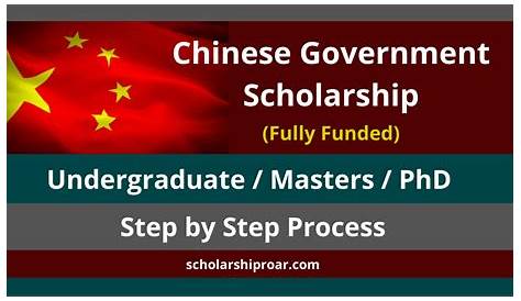 16+ CHINESE Government Scholarships 2019 - CSC