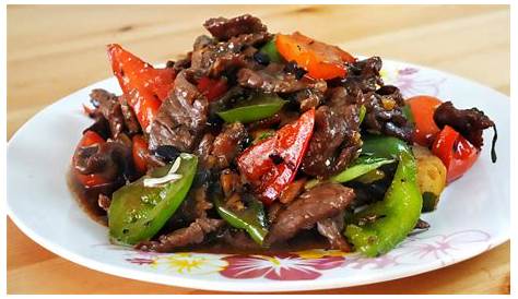 Chinese Recipes Beef With Black Bean Sauce In Khin's Kitchen