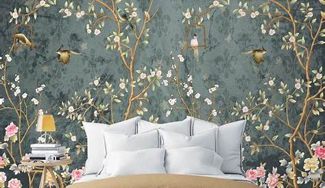 Chinoiserie wallpaper, Chinoiserie, Mural wallpaper