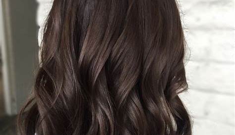 Chocolate Highlights On Dark Brown Hair Brunette style With Light Ash Balayage