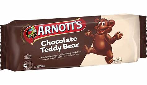 Arnott's Chocolate Teddy Bear Biscuits 200g | Woolworths