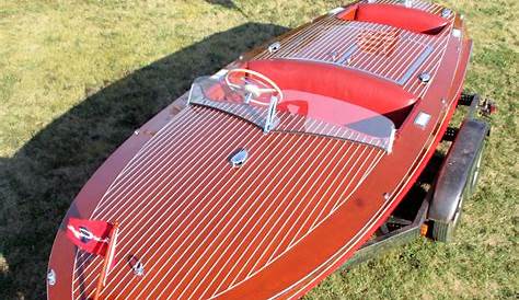 1954 19 ft Chris Craft Racing Runabout Classic Mahogany Racer for sale
