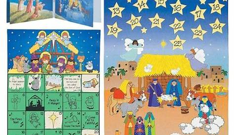 Religious Advent Calendar 2022 - Template Calendar Design