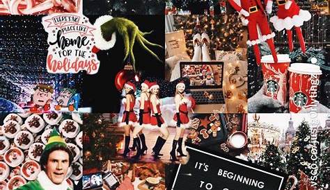 Christmas Aesthetic Collage Wallpaper
