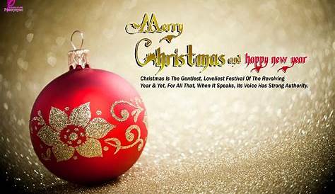 Christmas And Happy New Year Wishes Quotes