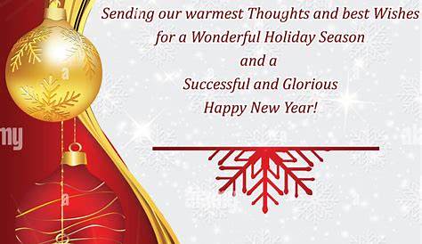 Christmas And New Year Wishes Corporate