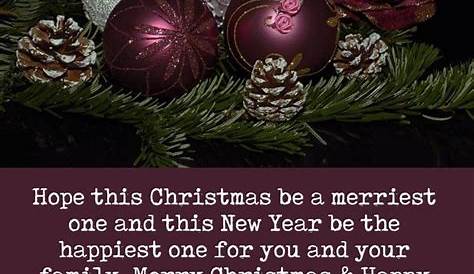 Christmas And New Year Wishes To Wife