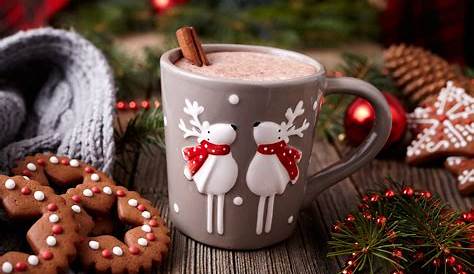 Christmas Background Aesthetic Hot Cocoa