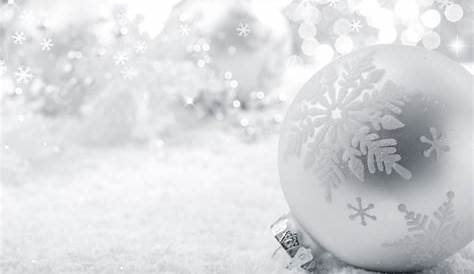 Christmas Background Aesthetic White