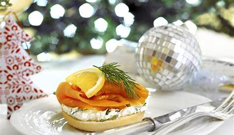 Christmas Breakfast With Salmon