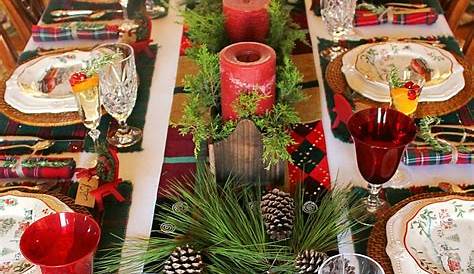 Christmas Buffet Tablescapes