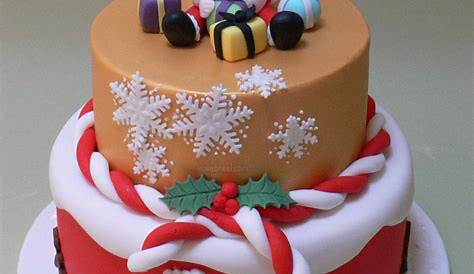 Christmas Cake Design Images