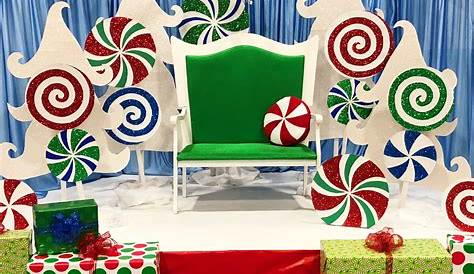 Christmas Candy Backdrop