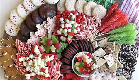 No Bake Christmas Cookie Charcuterie Board The Rebel Chick