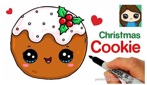 How to Draw a Cookie for Christmas Easy | Cute drawings, Christmas