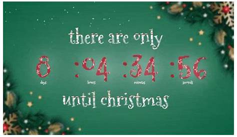 Christmas Countdown Wallpaper Chrome Extension