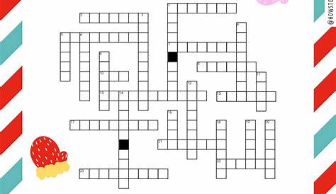 Christmas Printable Crossword Puzzles