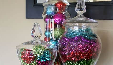 Christmas Decorating Ideas With Apothecary Jars
