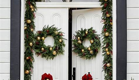 Christmas Decoration Ideas For Patio Doors