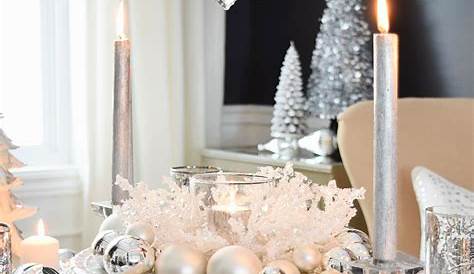 Christmas Decoration Ideas Silver And White