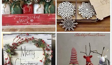 Handmade Christmas Decorations Etsy UK