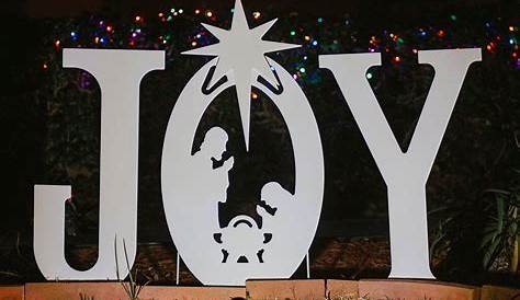 Christmas Decorations Joy Sign