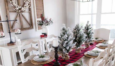 Christmas Dining Room Table Decor Ideas
