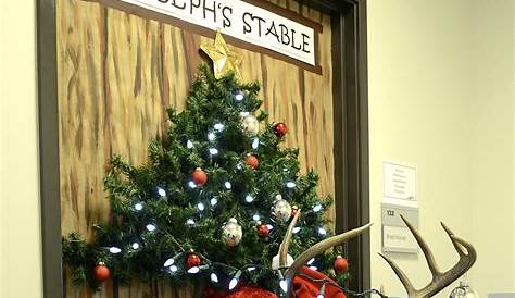 Christmas Door Decorations Office