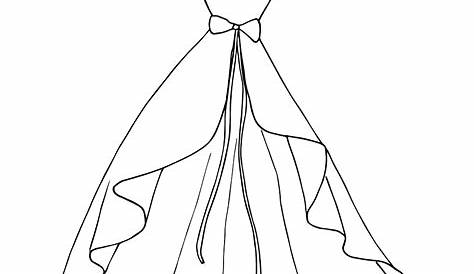 Christmas Dress Drawing Easy