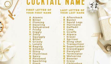 Christmas Drinks Names