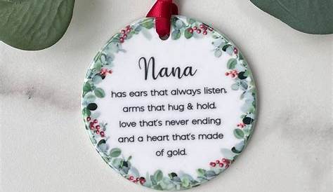 Nana gift Christmas gift for Nana tiny heart necklace Etsy