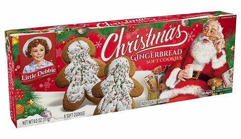 Christmas Gingerbread Soft Cookies Little Debbie