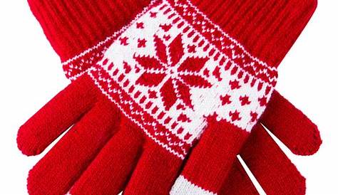 Christmas Pattern Gloves Women Fashion Unisex Warm Fingerless Gloves