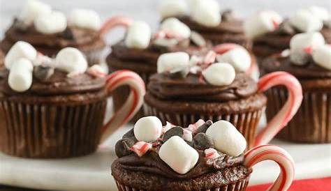 Christmas Hot Chocolate Cupcakes