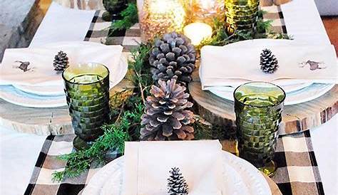 Christmas In July Table Setting
