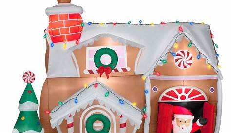 Christmas Inflatable Gingerbread House