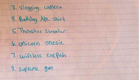 Christmas List 11 Year Old