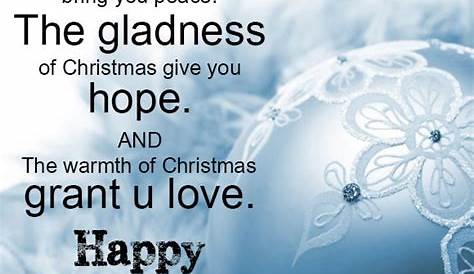 Christmas Message About Peace