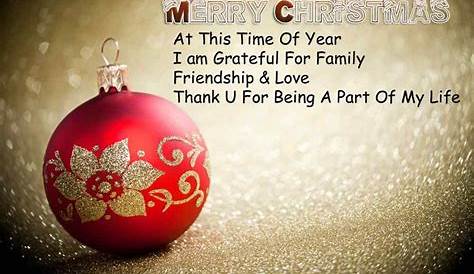 Christmas Message For Family And Friends 2022